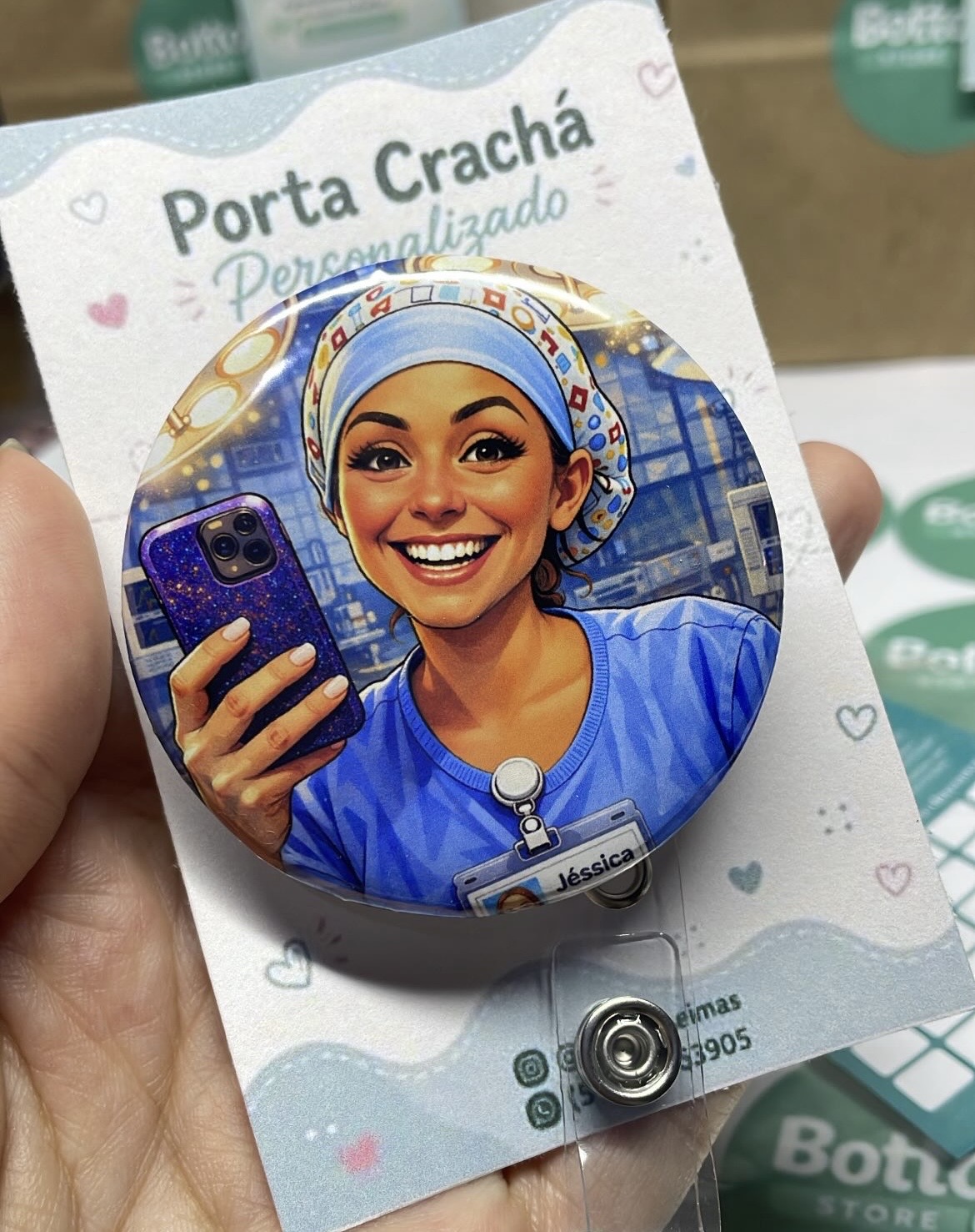 todo mundo que usa crachá, merece um personalizado!